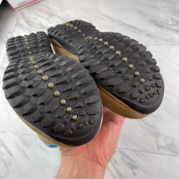 •Sorel Womens 8 Tan Sand Beige Maribel Suede Boots Thinsulate Waterproof - Picture 11 of 13